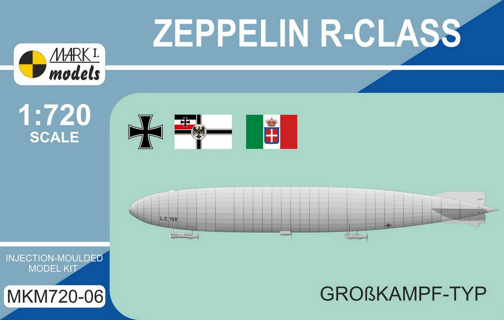 Mark I Models MKM720-06 1:720 Zeppelin R-class 'Groskampf-Typ' Rigid airships