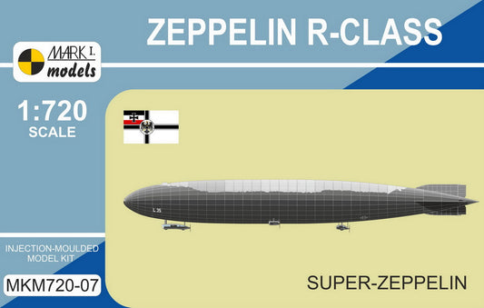 Mark I Models MKM720-07 1:720 Zeppelin R-class 'Super-Zeppelin' Rigid airships