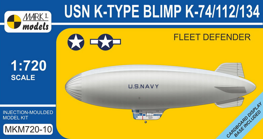Mark I Models MKM720-10 1:720 K-type Blimp