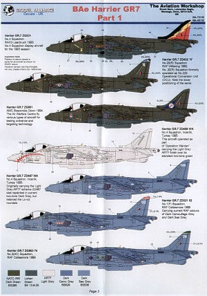 Model Alliance ML48102 1:48 BAe Harrier GR.7