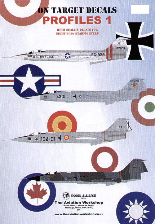 Model Alliance ML48108 1:48 On Target Lockheed F-104 Starfighters