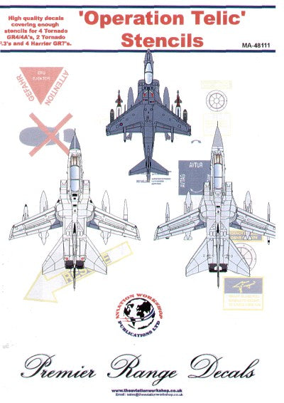 Model Alliance ML48111 1:48 Operation Telic Stencils