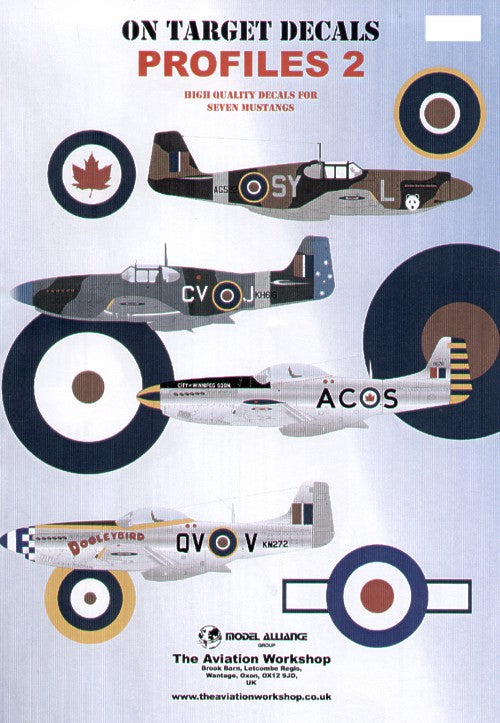 Model Alliance ML48113 1:48 On Target North-American P-51 Mustangs