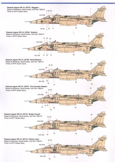 Model Alliance ML48117 1:48 Sepecat Jaguar GR.1 Desert Storm