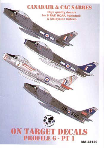 Model Alliance ML48120 1:48 North-American F-86 Canadair and CAC Sabres Part 1.