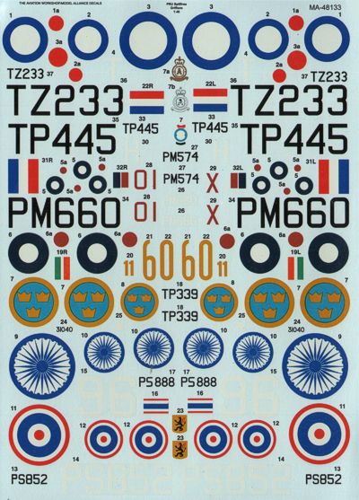 Model Alliance ML48133 1:48 Photo Reconnaisance Griffon Engined Spitfire