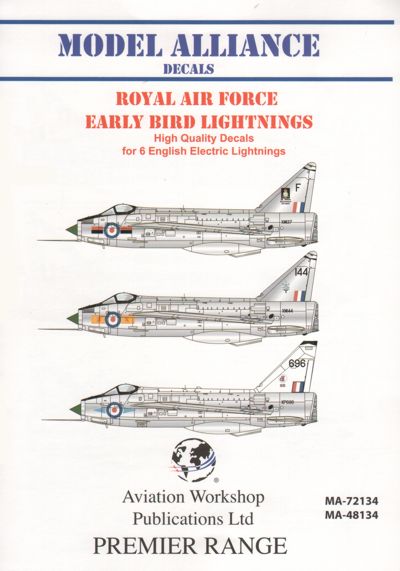 Model Alliance ML48134 1:48 Early BAC/EE Lightnings