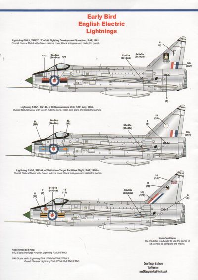 Model Alliance ML48134 1:48 Early BAC/EE Lightnings