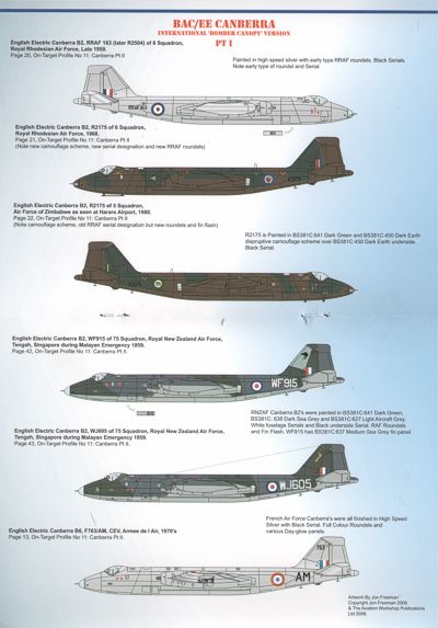 Model Alliance ML48139 1:48 BAC/EE Canberra Part 1