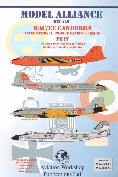 Model Alliance ML48142 1:48 BAC/EE Canberra Part 4