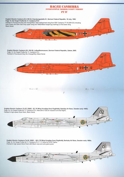 Model Alliance ML48142 1:48 BAC/EE Canberra Part 4