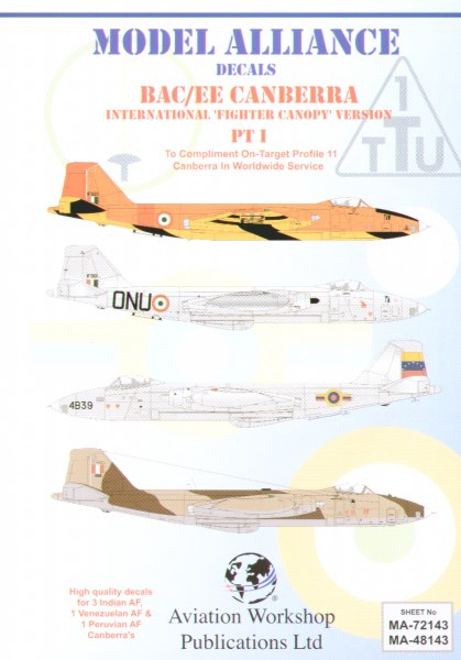 Model Alliance ML48143 1:48 BAC/EE Canberra Part 1