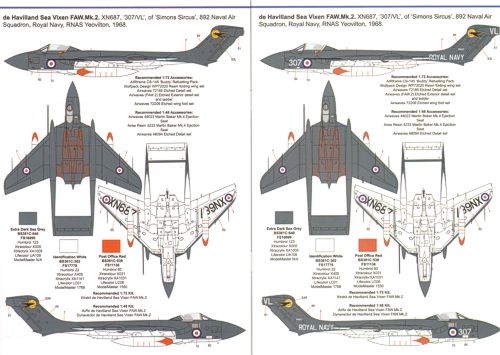 Model Alliance ML48196 RN Aerobatic Teams Hawker Sea Hawk 1:48