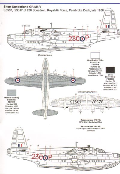 Model Alliance ML48210 1:48 RAF Coastal Command Post War Pt 1
