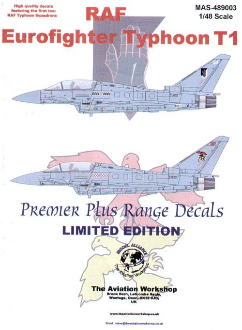 Model Alliance ML489003 1:48 Eurofighter EF-2000 Typhoon T.1