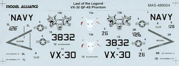 Model Alliance ML489004 QF-4S Phantom VX-30 Bloodhounds 1:48