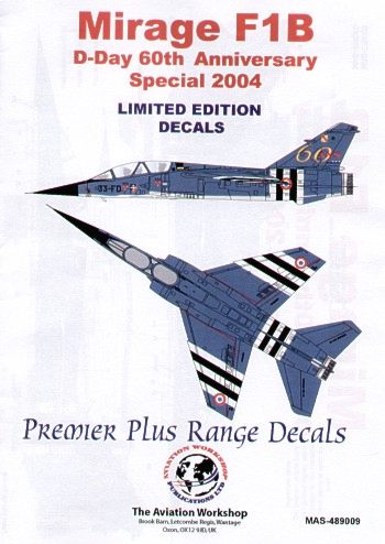 Model Alliance ML489009 Mirage F.1B D-Day 60th Anniv 1:48