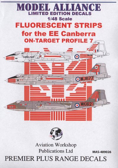Model Alliance ML489026 1:48 Flourescent Orange Strips for BAC/EE Canberras