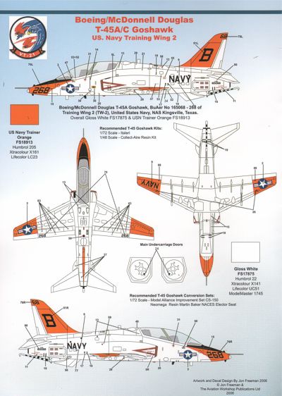 Model Alliance ML489031 1:48 McDonnell-Douglas T-45A/C Goshawk