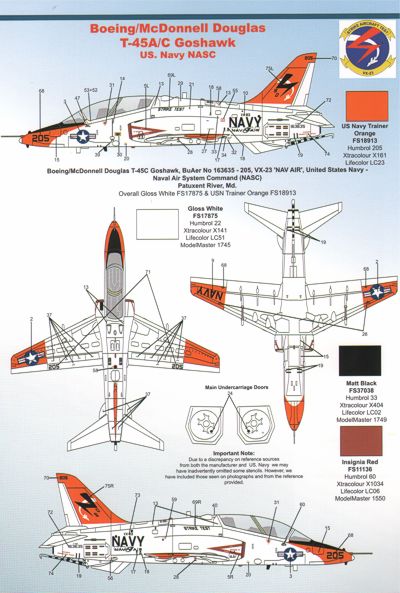 Model Alliance ML489031 1:48 McDonnell-Douglas T-45A/C Goshawk