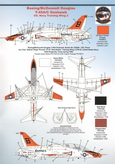 Model Alliance ML489031 1:48 McDonnell-Douglas T-45A/C Goshawk