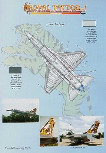 Model Alliance ML489042 Royal Thai Air Force F-16 20th Anniv 1:48