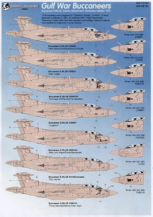Model Alliance ML72100 1:72 Gulf War Blackburn Buccaneers 1991