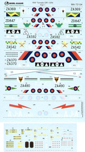 Model Alliance ML72104 1:72 Panavia Tornado GR.1/GR.4 Part 1.