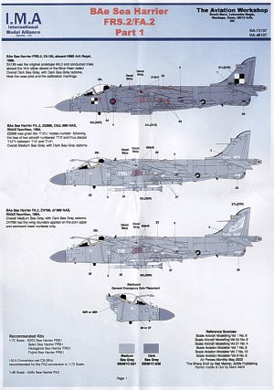 Model Alliance ML72107 1:72 BAe Sea Harrier FRS.2/FA.2