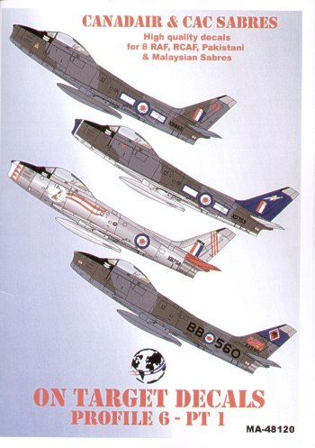 Model Alliance ML72120 1:72 North-American F-86 Canadair and CAC Sabres Part 1.