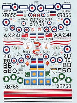 Model Alliance ML72120 1:72 North-American F-86 Canadair and CAC Sabres Part 1.