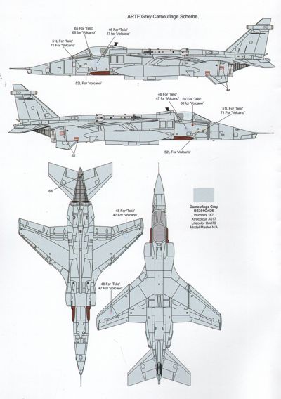 Model Alliance ML72122 Jaguar GR.1/GR.5 Multi-Scheme Decals 1:72
