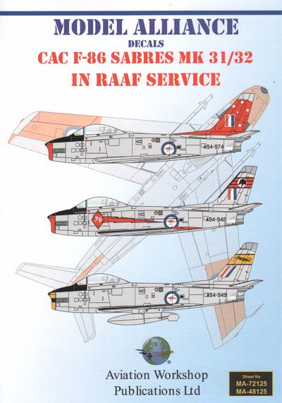 Model Alliance ML72125 1:72 North-American F-86 Sabres Part 2