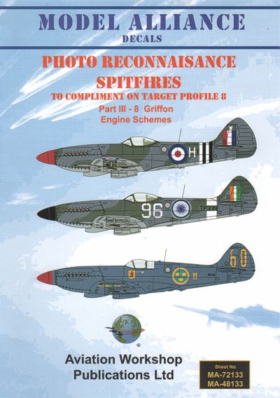 Model Alliance ML72133 1:72 Photo Reconnaisance Griffon Engined Spitfire