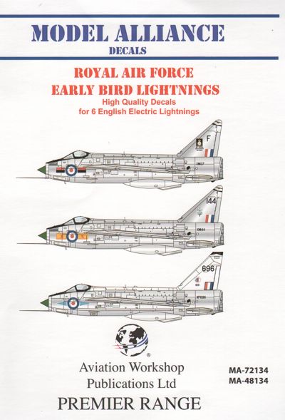 Model Alliance ML72134 1:72 Early BAC/EE Lightnings