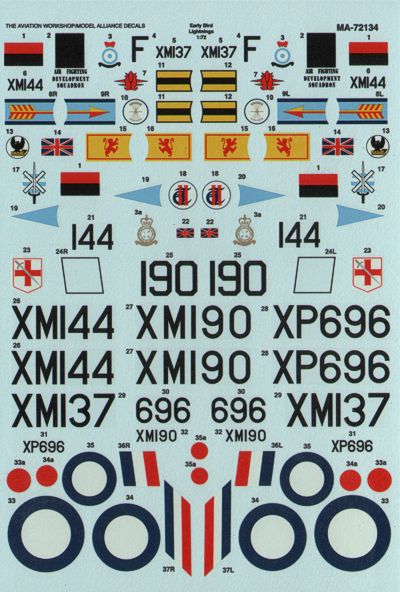 Model Alliance ML72134 1:72 Early BAC/EE Lightnings