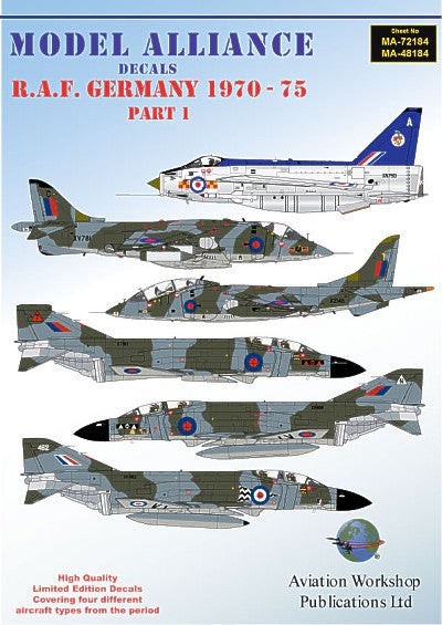 Model Alliance ML72184 1:72 RAF Germany during 1970's