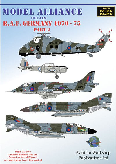 Model Alliance ML72187 1:72 RAF Germany 1970-75 part 2