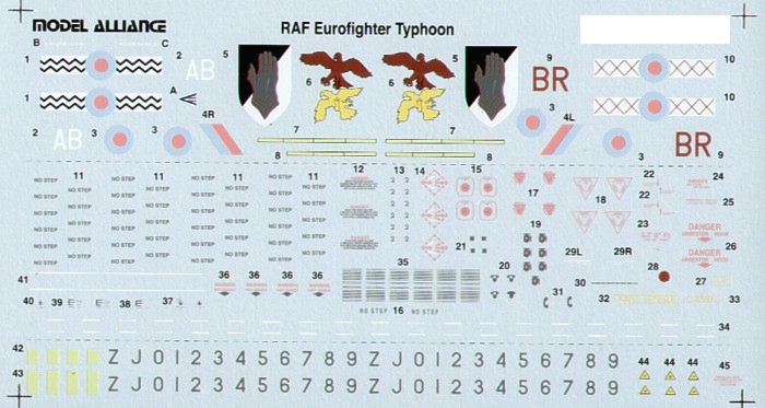 Model Alliance ML729003 1:72 Eurofighter EF-2000 Typhoon T.1