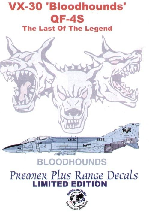 Model Alliance ML729004 QF-4S Phantom VX-30 Bloodhounds 1:72