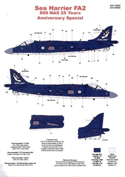 Model Alliance ML729008 1:72 BAe Sea Harrier FA.2