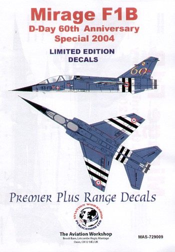 Model Alliance ML729009 Mirage F.1B D-Day 60th Anniv 1:72