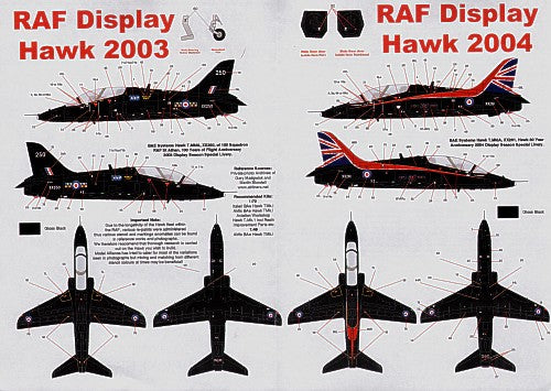 Model Alliance ML729010 1:72 RAF Display Hawks 2003/2004