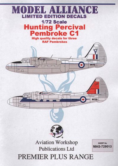 Model Alliance ML729013 1:72 Percival Pembroke C 1