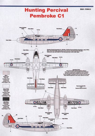 Model Alliance ML729013 1:72 Percival Pembroke C 1