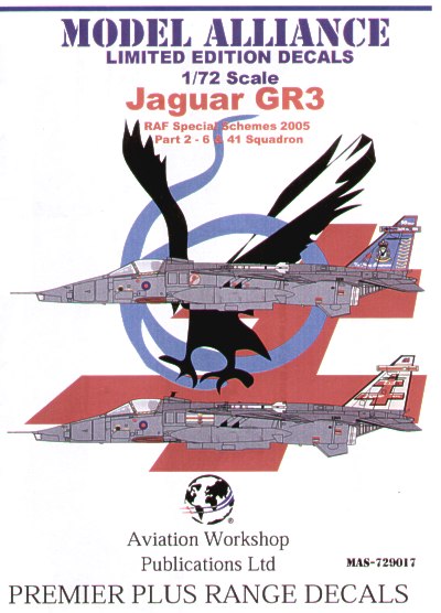 Model Alliance ML729017 1:72 Sepecat Jaguar GR.3 Special schemes Part 2.