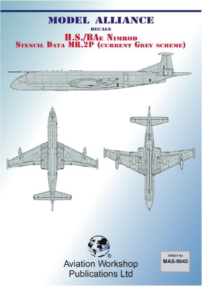Model Alliance ML729045 1:72 BAe Nimrod MR.2P Stencil Data