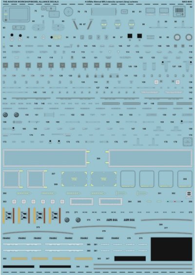 Model Alliance ML729045 1:72 BAe Nimrod MR.2P Stencil Data