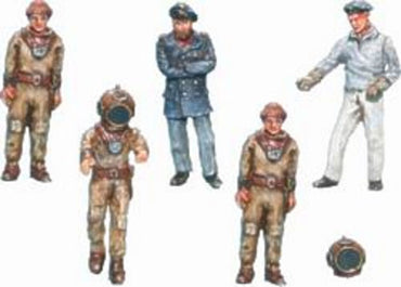 CMK Maritime Line ML80292 1:72 Divers x 5 figures