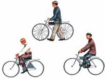 CMK Maritime Line ML80297 1:72 Dockyard/civilian workers etched bicycles x3